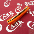 Case XX Sod Buster Jr Folding Knife 2.8" Stainless Blade Orange Synthetic Handle 80502 -Case Cutlery - Survivor Hand Precision Knives & Outdoor Gear Store