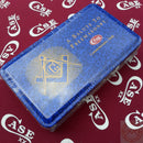 Case XX Cutlery Masonic Trapper Pocket Knife Stainless Blades Jigged Bone Handle 01058 -Case Cutlery - Survivor Hand Precision Knives & Outdoor Gear Store