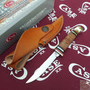 Case XX M3 Finn Small Hunting Fixed Knife 3.13" Stainless Blade Polished Leather Handle 00379 -Case Cutlery - Survivor Hand Precision Knives & Outdoor Gear Store