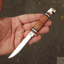 Case XX M3 Finn Small Hunting Fixed Knife 3.13" Stainless Blade Polished Leather Handle 00379 -Case Cutlery - Survivor Hand Precision Knives & Outdoor Gear Store