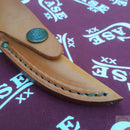 Case XX M3 Finn Small Hunting Fixed Knife 3.13" Stainless Blade Polished Leather Handle 00379 -Case Cutlery - Survivor Hand Precision Knives & Outdoor Gear Store