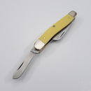 Case XX Cutlery Stockman Pocket Knife Carbon Steel Blades Yellow Synthetic Handle 00035 -Case Cutlery - Survivor Hand Precision Knives & Outdoor Gear Store