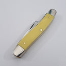 Case XX Cutlery Stockman Pocket Knife Carbon Steel Blades Yellow Synthetic Handle 00035 -Case Cutlery - Survivor Hand Precision Knives & Outdoor Gear Store