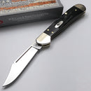 Case XX Mini Copperlock Folding Knife 2.72" Stainless Blade Jigged Buffalo Horn Handle 65022 -Case Cutlery - Survivor Hand Precision Knives & Outdoor Gear Store