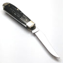 Case XX Mini Trapper Pocket Knife Stainless Blades Jigged Natural Buffalo Horn Handle 65016 -Case Cutlery - Survivor Hand Precision Knives & Outdoor Gear Store