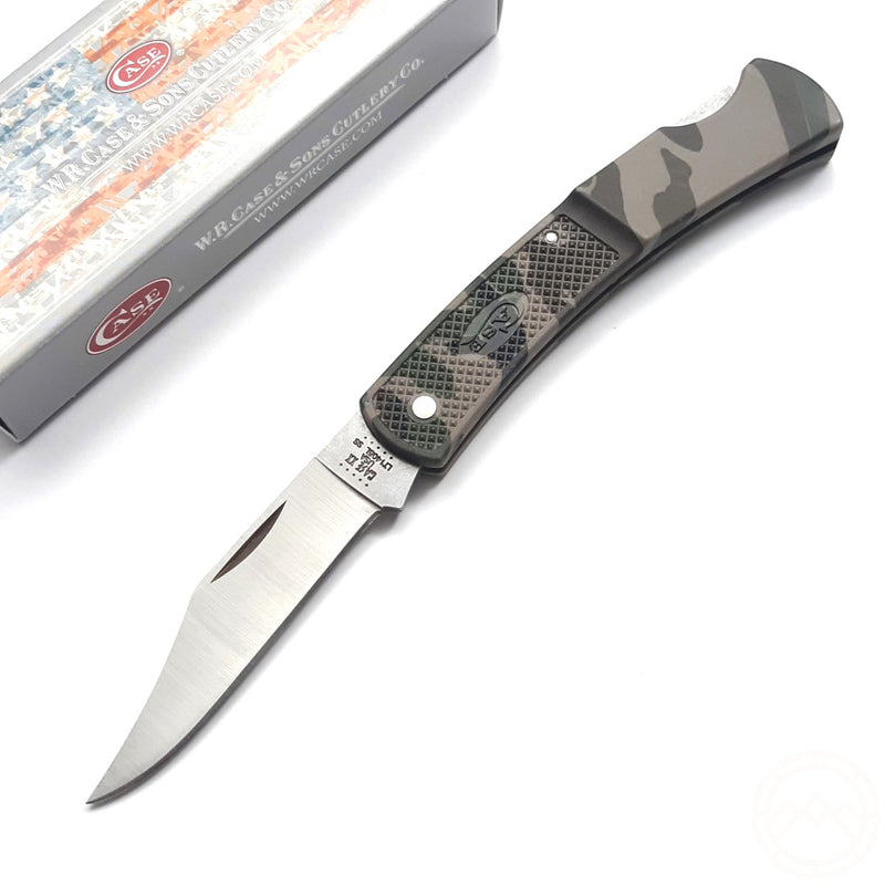 Case XX Caliber Camo Lockback Folding Knife 2.75" Stainless Blade Zytel Handle 00118 -Case Cutlery - Survivor Hand Precision Knives & Outdoor Gear Store