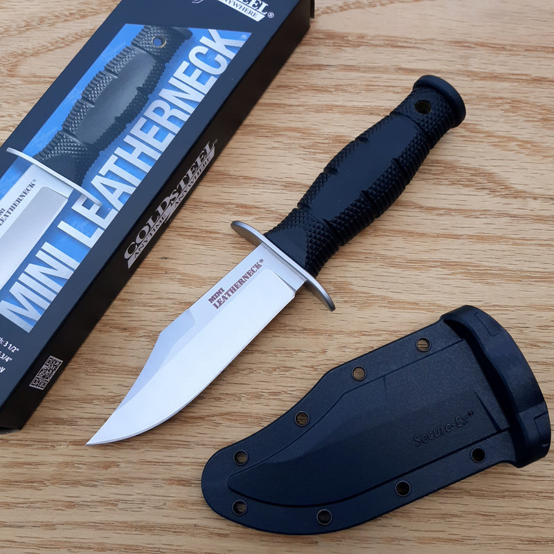 Cold Steel Mini Leatherneck Fixed Knife 3.25" 8Cr13MoV Steel Blade Kray-Ex Handle 39LSAB -Cold Steel - Survivor Hand Precision Knives & Outdoor Gear Store