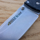 Cold Steel 4-Max Scout Folding Knife 4" AUS-10A Steel Blade Griv-Ex Handle 62RQ -Cold Steel - Survivor Hand Precision Knives & Outdoor Gear Store