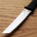 Cold Steel Kobun Serrated Fixed Knife 5.5" AUS-8A Steel Blade Black Kray-Ex Handle 17TS -Cold Steel - Survivor Hand Precision Knives & Outdoor Gear Store