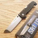 Cold Steel SR1 Lite Folding Knife 4" 8Cr3MoV Steel Blade Black Griv-Ex Handle 62K1A -Cold Steel - Survivor Hand Precision Knives & Outdoor Gear Store