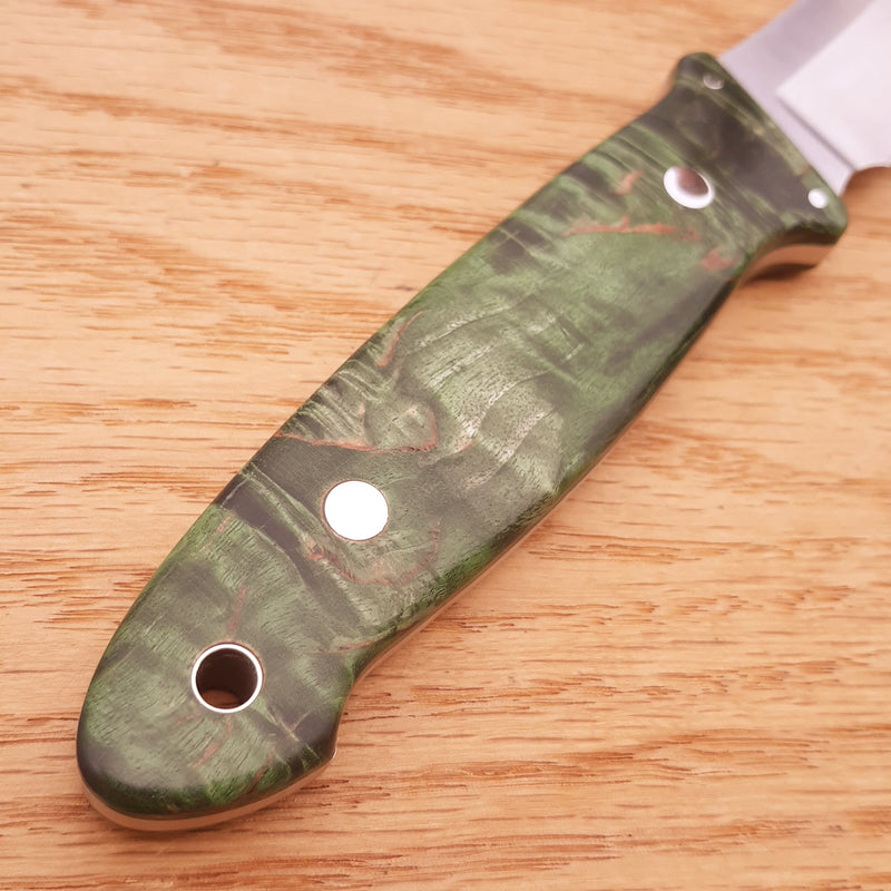 Boker Cub Fixed Knife 3.75" Bohler N690 Steel Blade Green Curly Birch Handle 128661 -Boker - Survivor Hand Precision Knives & Outdoor Gear Store