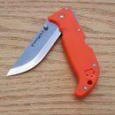 Cold Steel Finn Wolf Folding Knife 3.5" Satin AUS-8A Steel Blade Orange Griv-Ex Handle 20NPJ -Cold Steel - Survivor Hand Precision Knives & Outdoor Gear Store