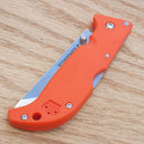 Cold Steel Finn Wolf Folding Knife 3.5" Satin AUS-8A Steel Blade Orange Griv-Ex Handle 20NPJ -Cold Steel - Survivor Hand Precision Knives & Outdoor Gear Store