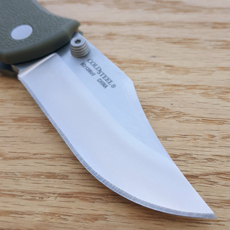 Cold Steel Bush Ranger Folding Knife 3.5" 8Cr13MoV Steel Blade Green GRN Handle 21A -Cold Steel - Survivor Hand Precision Knives & Outdoor Gear Store