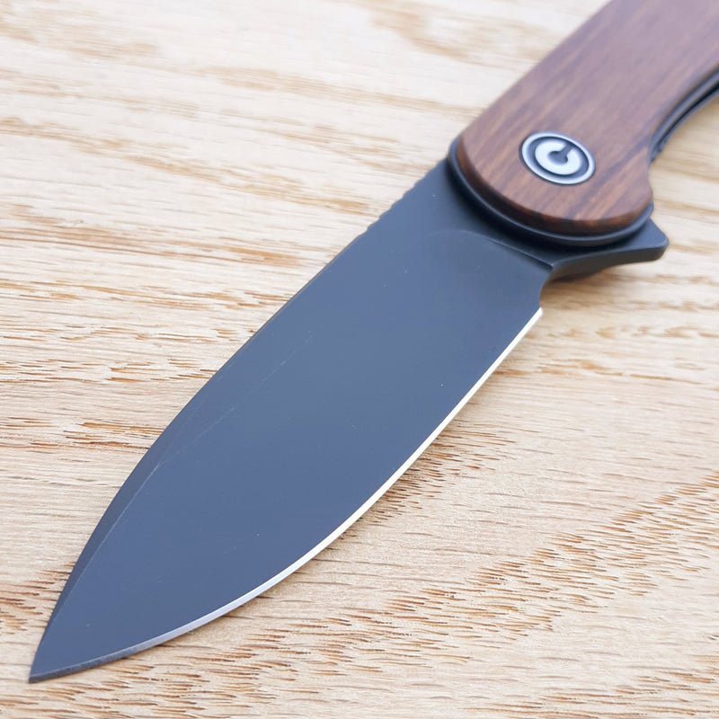 Civivi Elementum Linerlock Folding Knife 2.96" D2 Tool Steel Blade Cuibourtia Wood Handle C907U -Civivi - Survivor Hand Precision Knives & Outdoor Gear Store