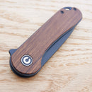 Civivi Elementum Linerlock Folding Knife 2.96" D2 Tool Steel Blade Cuibourtia Wood Handle C907U -Civivi - Survivor Hand Precision Knives & Outdoor Gear Store
