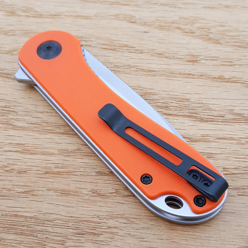 Civivi Elementum Linerlock Folding Knife 3" D2 Tool Steel Blade Orange G10 Handle C907R -Civivi - Survivor Hand Precision Knives & Outdoor Gear Store