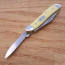 Case XX Cutlery Peanut Pocket Knife Carbon Steel Blades Yellow Synthetic Handle 00030 -Case Cutlery - Survivor Hand Precision Knives & Outdoor Gear Store