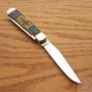 Case XX Trapper Stained Glass Cross Pocket Knife Stainless Blades Bone Handle 38713 -Case Cutlery - Survivor Hand Precision Knives & Outdoor Gear Store