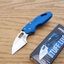 Cold Steel Mini Tuff Lite Tri-Ad Folding Knife 2" 4034 Steel Blade Blue Griv-Ex Handle 20MTB -Cold Steel - Survivor Hand Precision Knives & Outdoor Gear Store