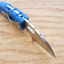 Cold Steel Mini Tuff Lite Tri-Ad Folding Knife 2" 4034 Steel Blade Blue Griv-Ex Handle 20MTB -Cold Steel - Survivor Hand Precision Knives & Outdoor Gear Store