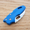 Cold Steel Mini Tuff Lite Tri-Ad Folding Knife 2" 4034 Steel Blade Blue Griv-Ex Handle 20MTB -Cold Steel - Survivor Hand Precision Knives & Outdoor Gear Store