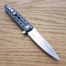 Artisan Cutlery Virginia Linerlock Folding Knife 4" S35VN Steel Blade Black/White G10 Handle 1807GBWS -Artisan Cutlery - Survivor Hand Precision Knives & Outdoor Gear Store