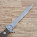 Case XX Besh Wedge Fixed Knife 6.5" Stainless Steel Blade Green Linen G10 Handle 21945 -Case Cutlery - Survivor Hand Precision Knives & Outdoor Gear Store