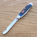 Case XX Trapper Pocket Knife Stainless Steel Blades Navy Blue Jigged Bone Handle 07051 -Case Cutlery - Survivor Hand Precision Knives & Outdoor Gear Store