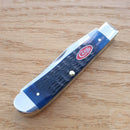 Case XX Trapper Pocket Knife Stainless Steel Blades Navy Blue Jigged Bone Handle 07051 -Case Cutlery - Survivor Hand Precision Knives & Outdoor Gear Store