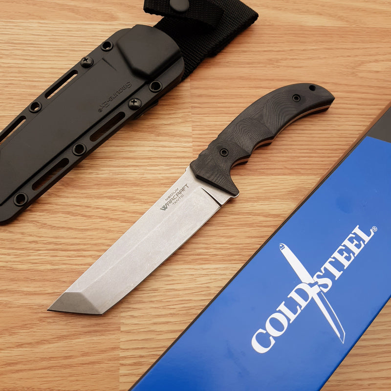 Cold Steel Medium Warcraft Fixed Knife 5.5" CPM-3V Steel Tanto Blade G10 Handle 13ST -Cold Steel - Survivor Hand Precision Knives & Outdoor Gear Store