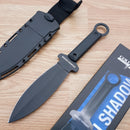 Cold Steel Shanghai Fixed Knife 7" 1055 Steel Blade Black Polypropylene Handle 80PSSK -Cold Steel - Survivor Hand Precision Knives & Outdoor Gear Store