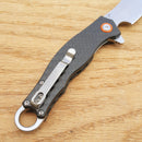 Artisan Cutlery Corsair Linerlock Folding Knife 2.88" D2 Tool Steel Blade Carbon Fiber Handle 1828PCF -Artisan Cutlery - Survivor Hand Precision Knives & Outdoor Gear Store