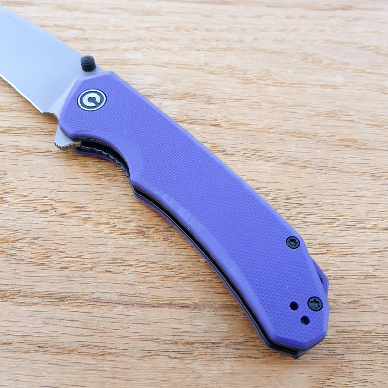 Civivi Brazen Linerlock Folding Knife 3.5" D2 Tool Steel Blade Purple G10 Handle C2023A -Civivi - Survivor Hand Precision Knives & Outdoor Gear Store