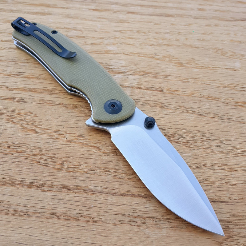 Civivi Pintail Folding Knife 3" CPM S35VN Steel Blade Green Micarta Handle C2020B -Civivi - Survivor Hand Precision Knives & Outdoor Gear Store