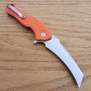 Artisan Cutlery Eagle Linerlock Folding Knife 3.63" D2 Tool Steel Blade Orange G10 Handle 1816POEF -Artisan Cutlery - Survivor Hand Precision Knives & Outdoor Gear Store