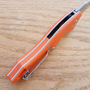 Artisan Cutlery Eagle Linerlock Folding Knife 3.63" D2 Tool Steel Blade Orange G10 Handle 1816POEF -Artisan Cutlery - Survivor Hand Precision Knives & Outdoor Gear Store