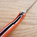 Artisan Cutlery Eagle Linerlock Folding Knife 3.63" D2 Tool Steel Blade Orange G10 Handle 1816POEF -Artisan Cutlery - Survivor Hand Precision Knives & Outdoor Gear Store