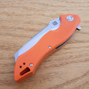 Artisan Cutlery Eagle Linerlock Folding Knife 3.63" D2 Tool Steel Blade Orange G10 Handle 1816POEF -Artisan Cutlery - Survivor Hand Precision Knives & Outdoor Gear Store