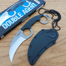 Cold Steel Double Agent I Fixed Knife 3" Satin AUS-8 Steel Blade Griv-Ex Handle 39FK -Cold Steel - Survivor Hand Precision Knives & Outdoor Gear Store