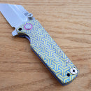 Artisan Cutlery Proponent Framelock Folding Knife 4" S35VN Steel Blade Titanium Handle 1820GBU02 -Artisan Cutlery - Survivor Hand Precision Knives & Outdoor Gear Store