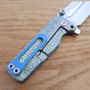 Artisan Cutlery Proponent Framelock Folding Knife 4" S35VN Steel Blade Titanium Handle 1820GBU02 -Artisan Cutlery - Survivor Hand Precision Knives & Outdoor Gear Store