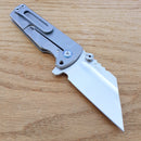 Artisan Cutlery Proponent Framelock Folding Knife 4" S35VN Steel Blade Gray Titanium Handle 1820GGYS -Artisan Cutlery - Survivor Hand Precision Knives & Outdoor Gear Store
