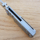 Artisan Cutlery Proponent Framelock Folding Knife 4" S35VN Steel Blade Gray Titanium Handle 1820GGYS -Artisan Cutlery - Survivor Hand Precision Knives & Outdoor Gear Store