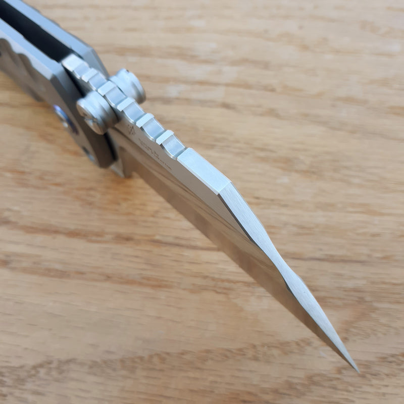 Artisan Cutlery Proponent Framelock Folding Knife 4" S35VN Steel Blade Gray Titanium Handle 1820GGYS -Artisan Cutlery - Survivor Hand Precision Knives & Outdoor Gear Store