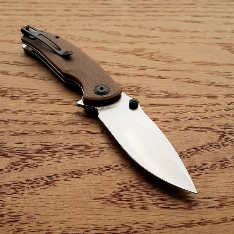 Civivi Pintail Liner Folding Knife 3" CPM S35VN Steel Blade Brown Micarta Handle C2020A -Civivi - Survivor Hand Precision Knives & Outdoor Gear Store