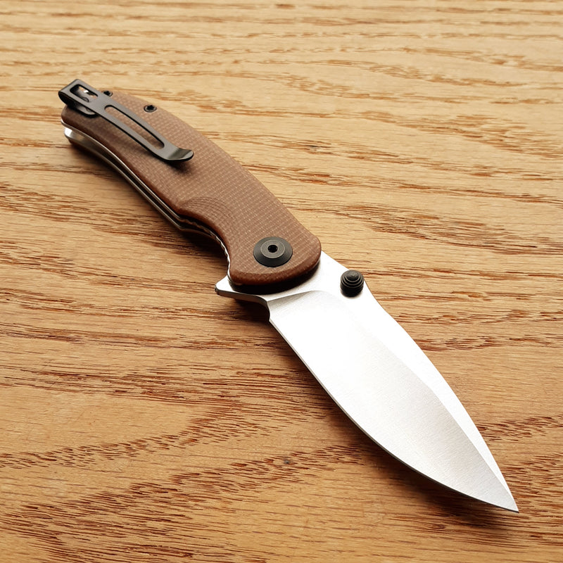 Civivi Pintail Liner Folding Knife 3" CPM S35VN Steel Blade Brown Micarta Handle C2020A -Civivi - Survivor Hand Precision Knives & Outdoor Gear Store