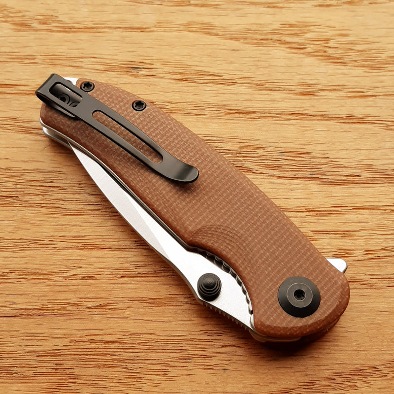 Civivi Pintail Liner Folding Knife 3" CPM S35VN Steel Blade Brown Micarta Handle C2020A -Civivi - Survivor Hand Precision Knives & Outdoor Gear Store