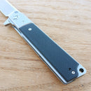 Artisan Cutlery Classic Folding Knife 3.94" D2 Stainless Blade Black G10 Handle 1802PBKF -Artisan Cutlery - Survivor Hand Precision Knives & Outdoor Gear Store