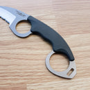 Cold Steel Double Agent I Fixed Knife 3" Serrated AUS-8A Steel Blade Griv-Ex Handle 39FKS -Cold Steel - Survivor Hand Precision Knives & Outdoor Gear Store